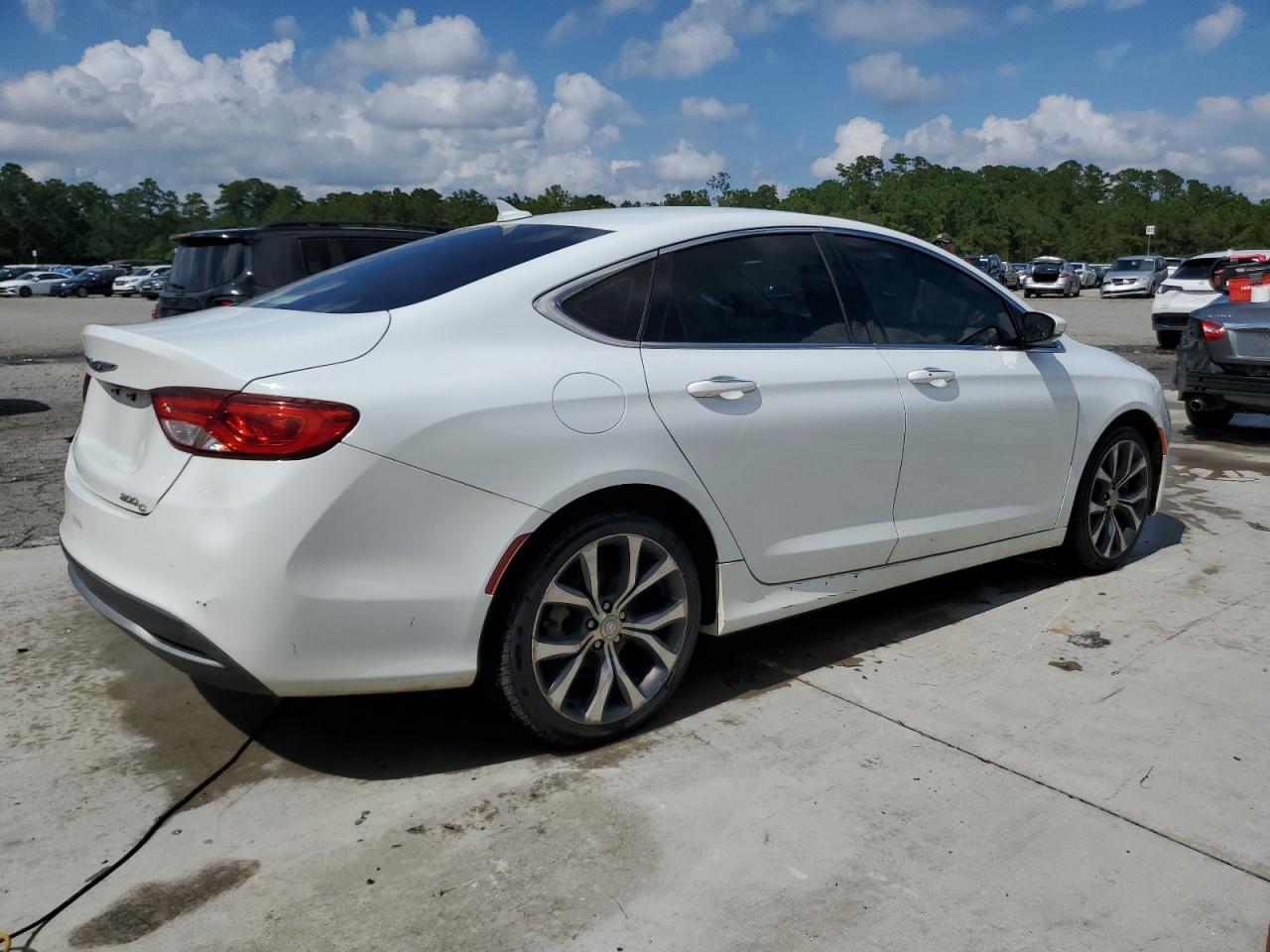 2015 Chrysler 200 C white null gas 1C3CCCCB6FN588537 photo #4