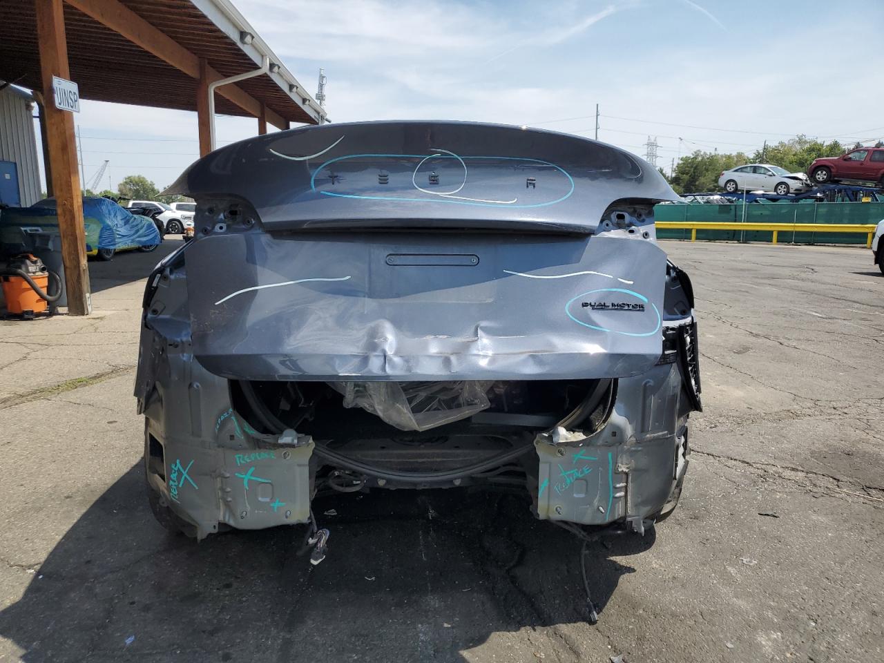 2020 Tesla Model Y VIN: 5YJYGDEFXLF000435 Lot: 68724685