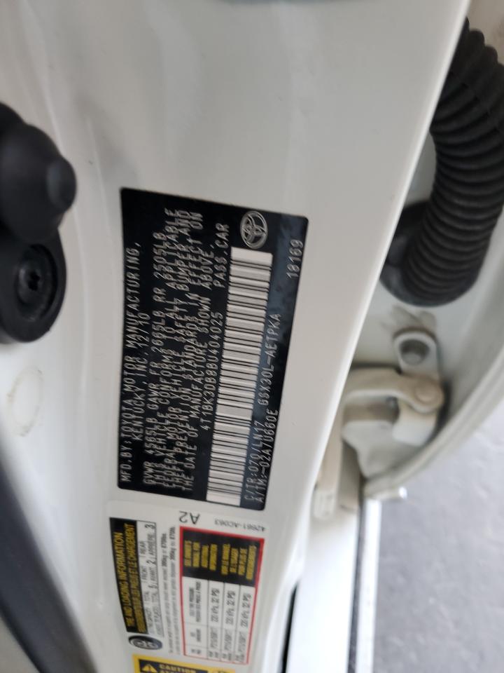 2011 Toyota Avalon Base VIN: 4T1BK3DB8BU404025 Lot: 84875585