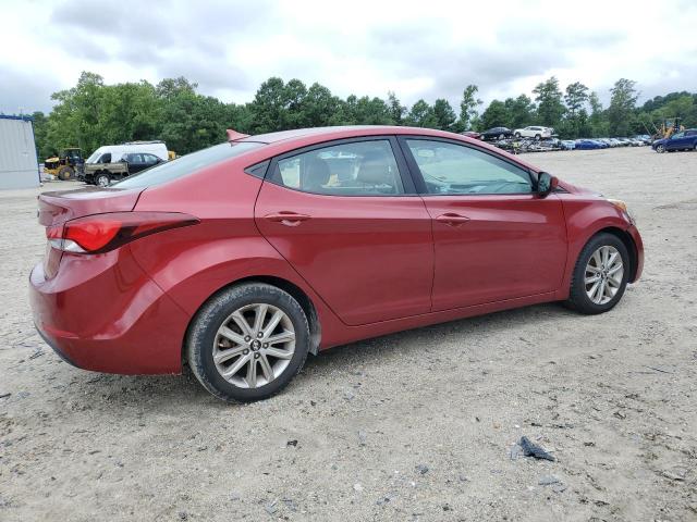  HYUNDAI ELANTRA 2014 Czerwony