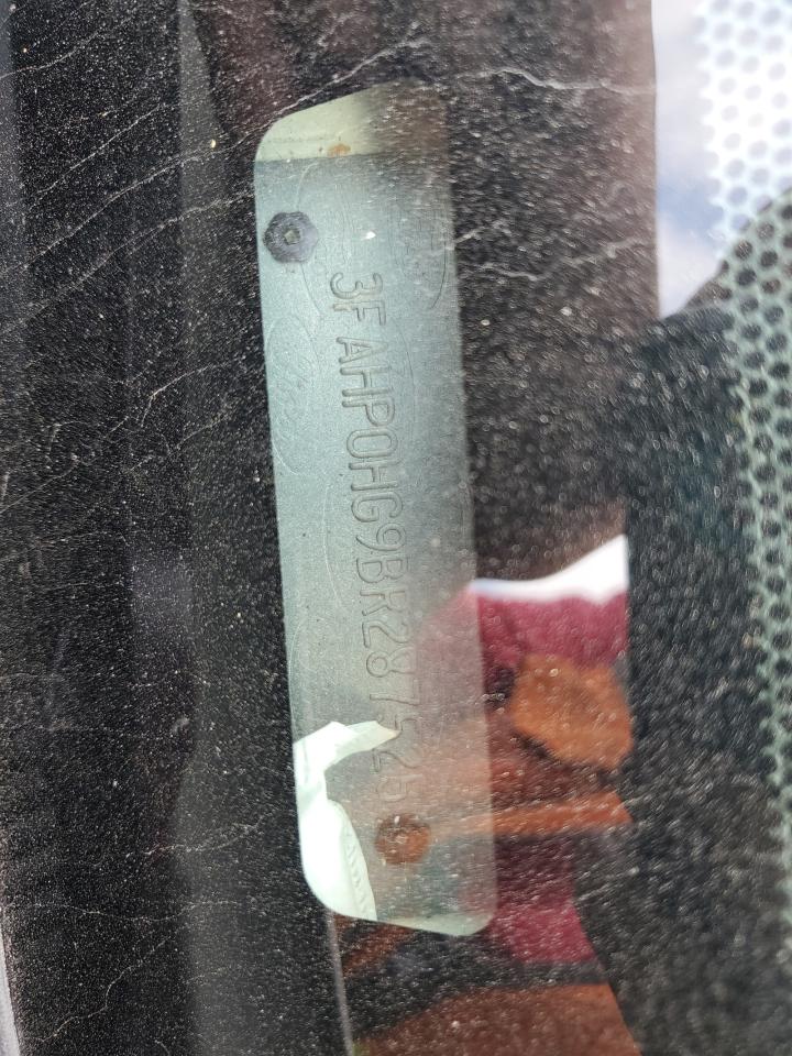 2011 Ford Fusion Se VIN: 3FAHP0HG9BR287525 Lot: 65785125