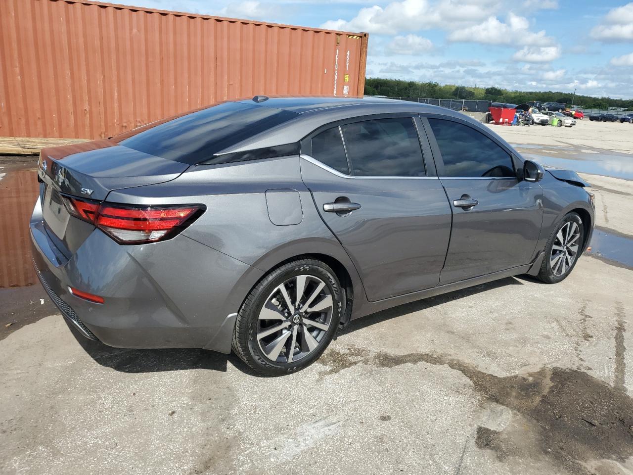 2020 Nissan Sentra Sv grey null gas 3N1AB8CV3LY290543 photo #4