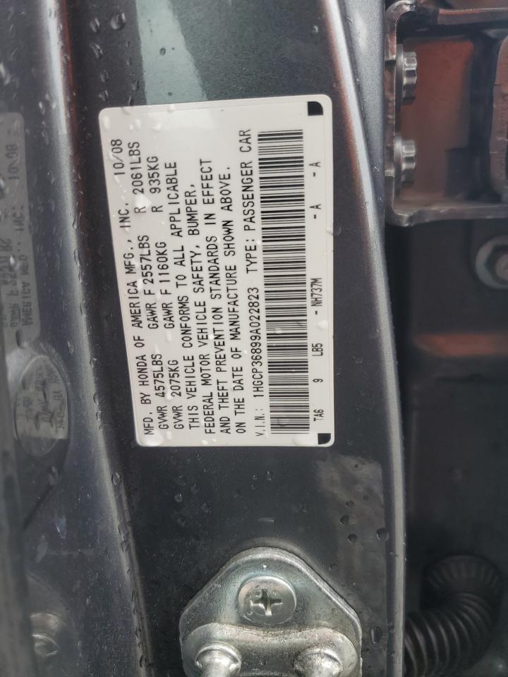 2009 Honda Accord Exl VIN: 1HGCP36899A022823 Lot: 67649955