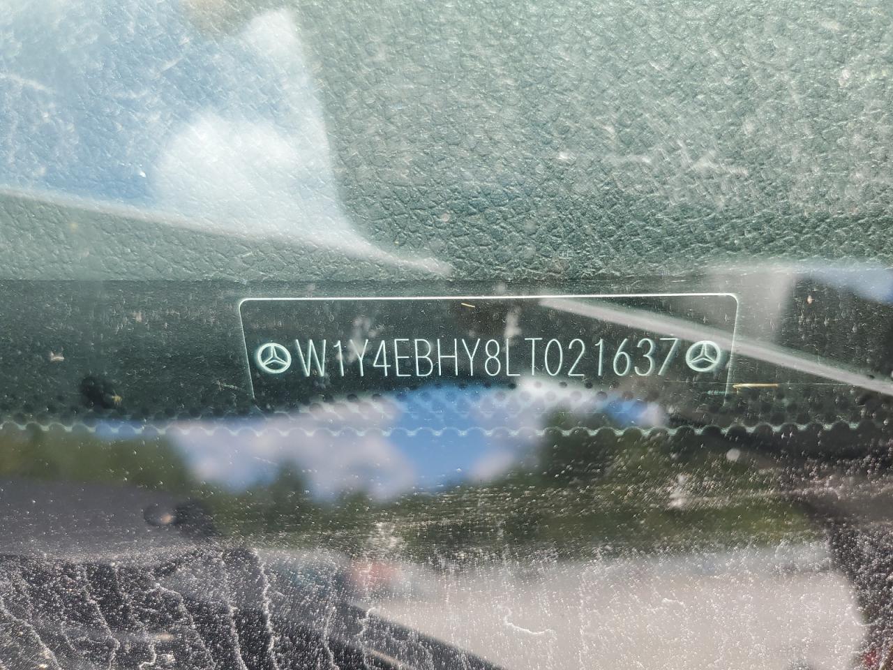 2020 Mercedes-Benz Sprinter 2500 VIN: W1Y4EBHY8LT021637 Lot: 70090695