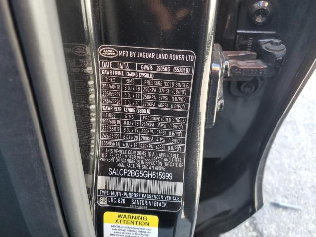 2016 LAND ROVER DISCOVERY SPORT SE  