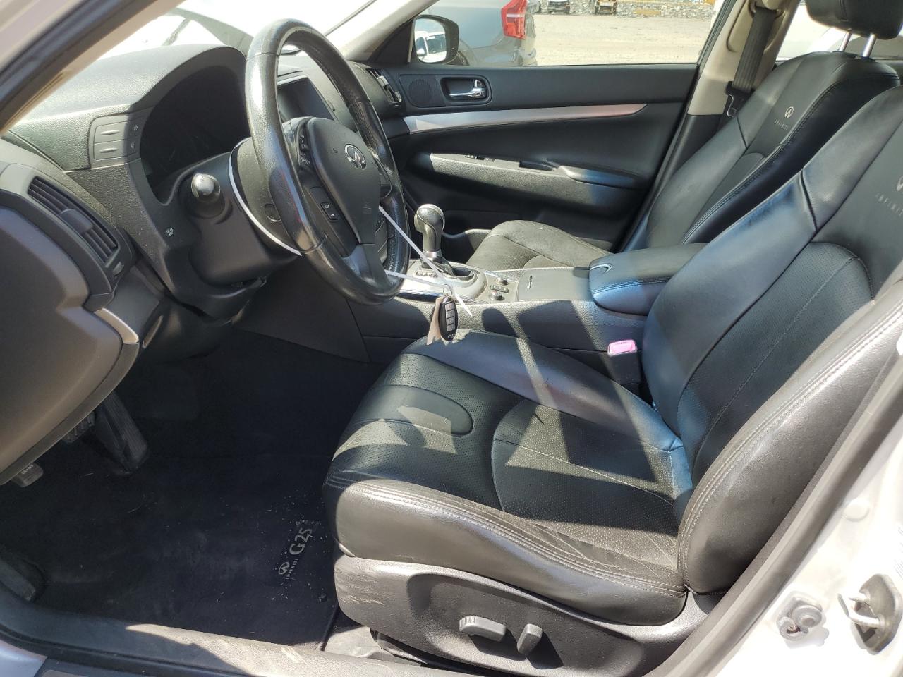 2011 Infiniti G25 VIN: JN1DV6ARXBM452250 Lot: 69450125