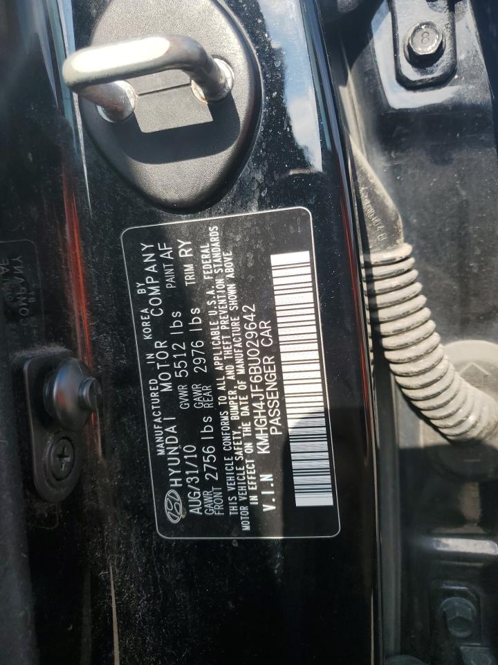 2011 Hyundai Equus Signature VIN: KMHGH4JF6BU029642 Lot: 68646075