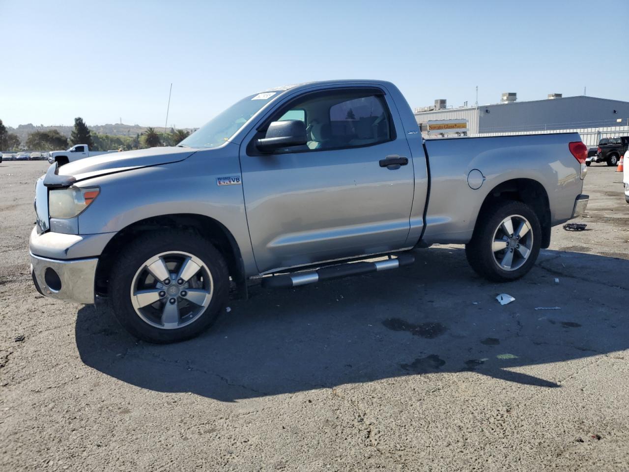 2008 Toyota Tundra silver null gas 5TFJV52188X002980 photo #1