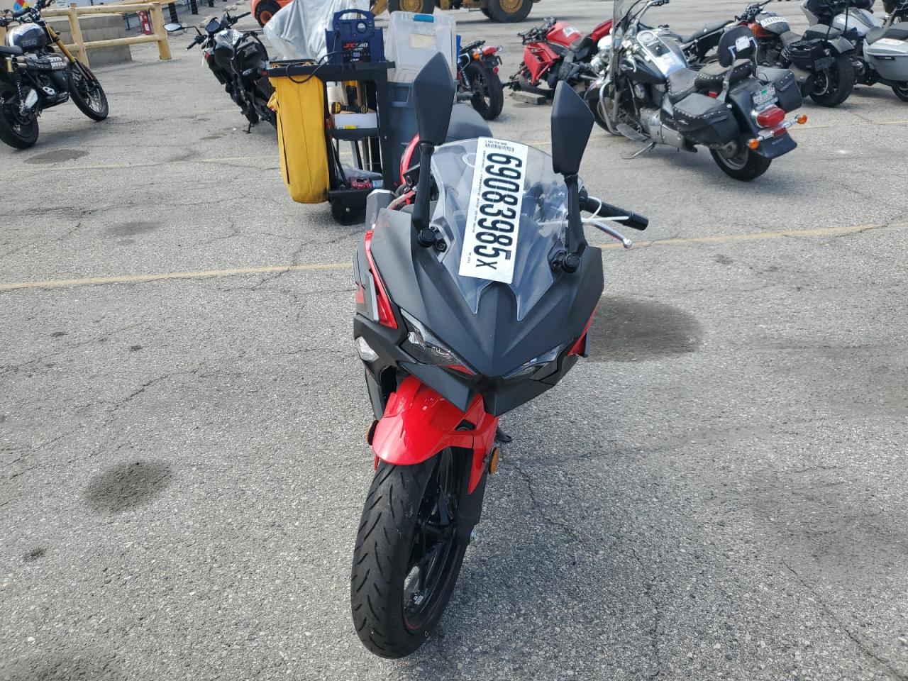 2025 Kawasaki Ex500 red null gas ML5EXGG16SDA47034 photo #3