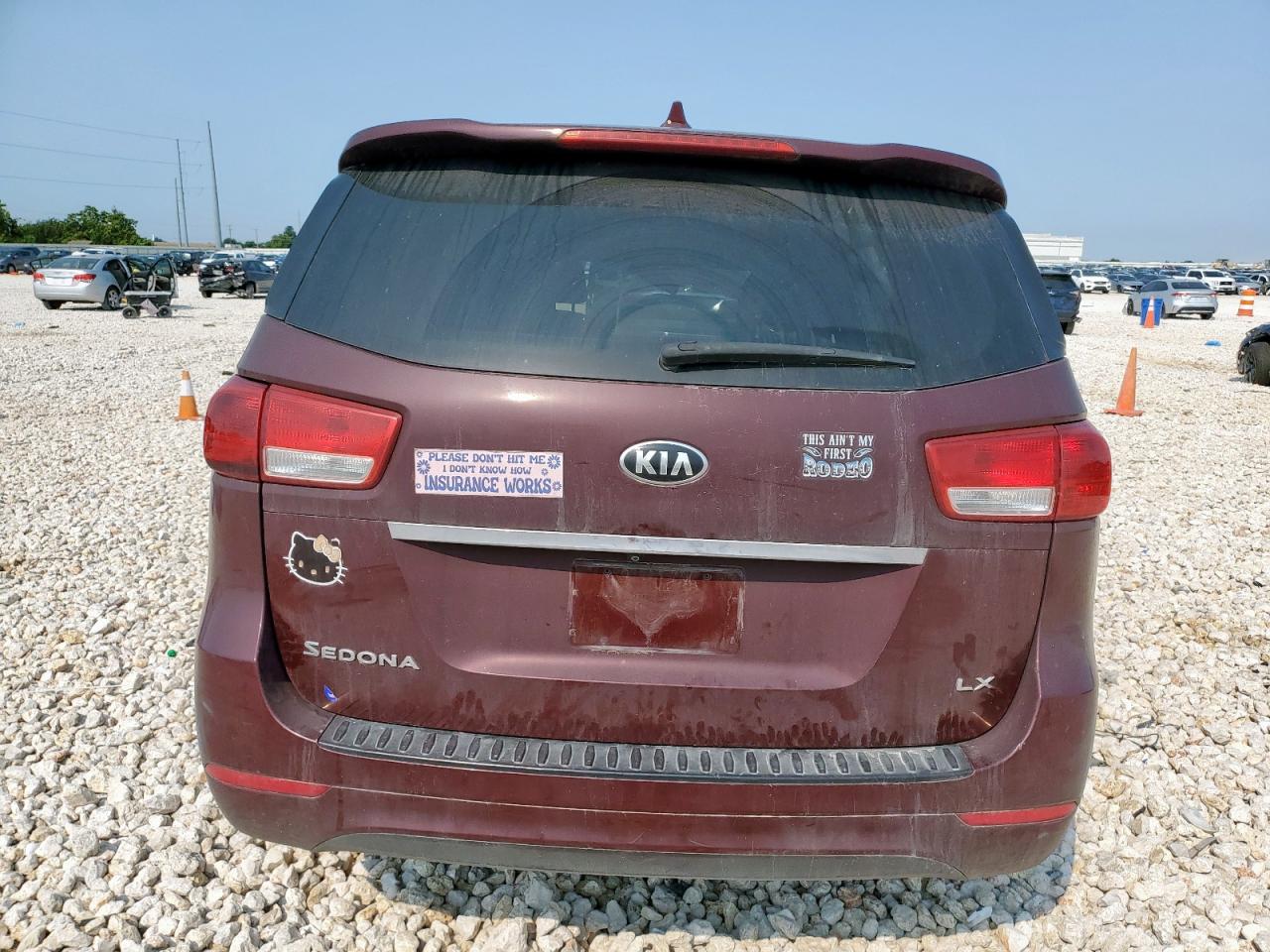 2016 Kia Sedona Lx VIN: KNDMB5C11G6124931 Lot: 67944445