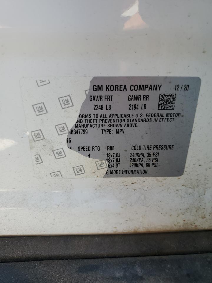 2021 Buick Encore Preferred VIN: KL4CJASB4MB347799 Lot: 69861035