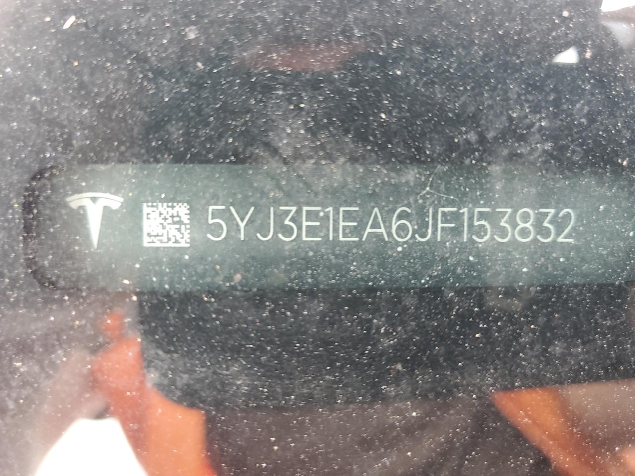 2018 Tesla Model 3 VIN: 5YJ3E1EA6JF153832 Lot: 68396055