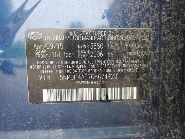 2016 HYUNDAI ELANTRA SE