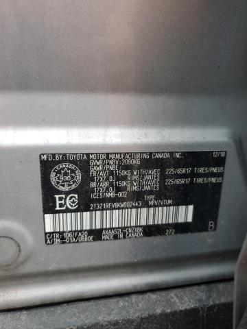 2019 TOYOTA RAV4 LE  