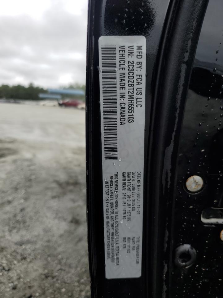 2021 Dodge Challenger R/T VIN: 2C3CDZBT2MH655103 Lot: 68959505