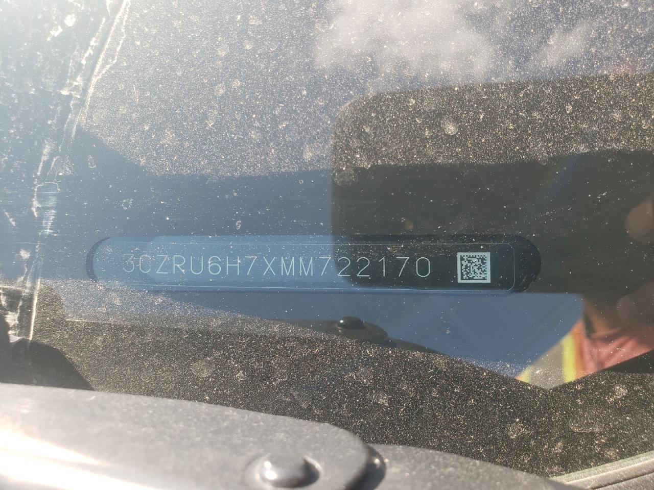 2021 Honda Hr-V Exl VIN: 3CZRU6H7XMM722170 Lot: 70353995