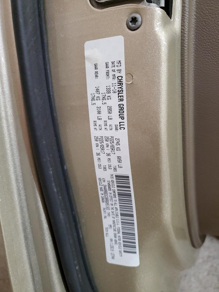 2011 Chrysler Town & Country Touring L VIN: 2A4RR8DG3BR605183 Lot: 70840235