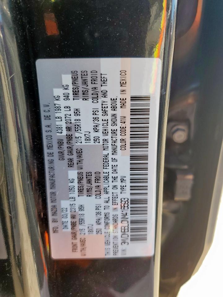 2022 Mazda Cx-30 Select VIN: 3MVDMBBL0NM416593 Lot: 70894035