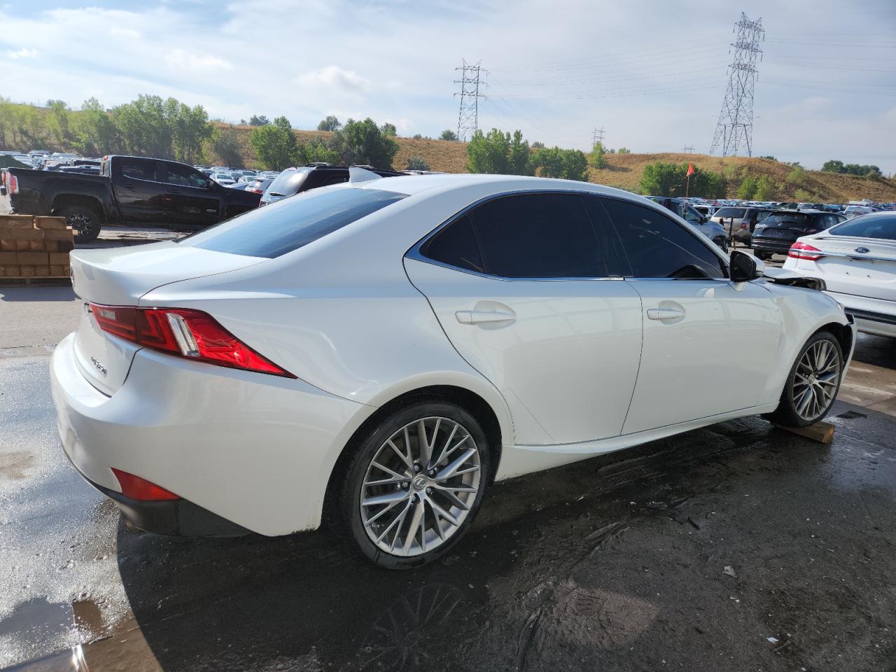 2014 Lexus Is 250 white null gas JTHCF1D27E5013818 photo #4