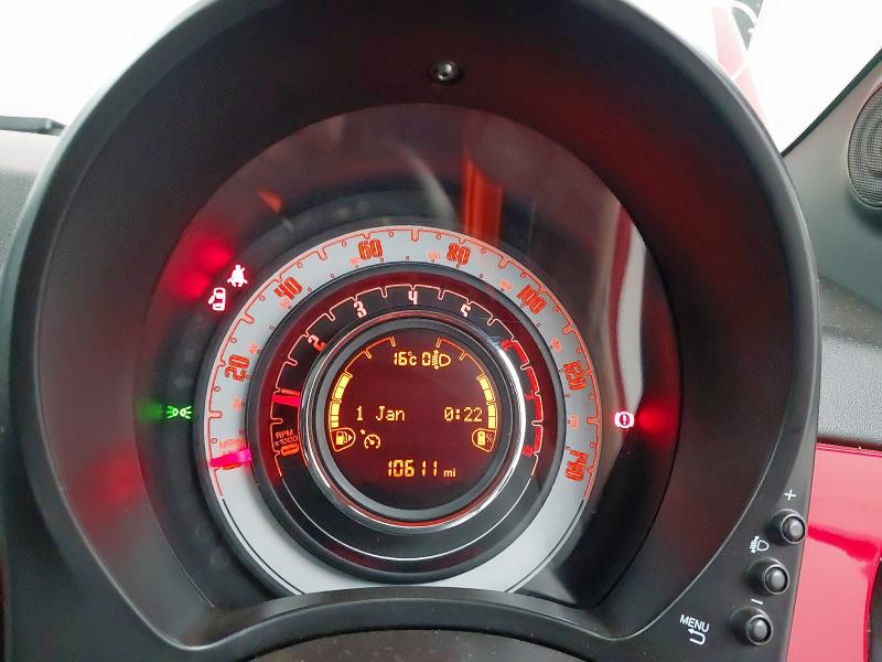 2022 FIAT 500 RED MHEV 