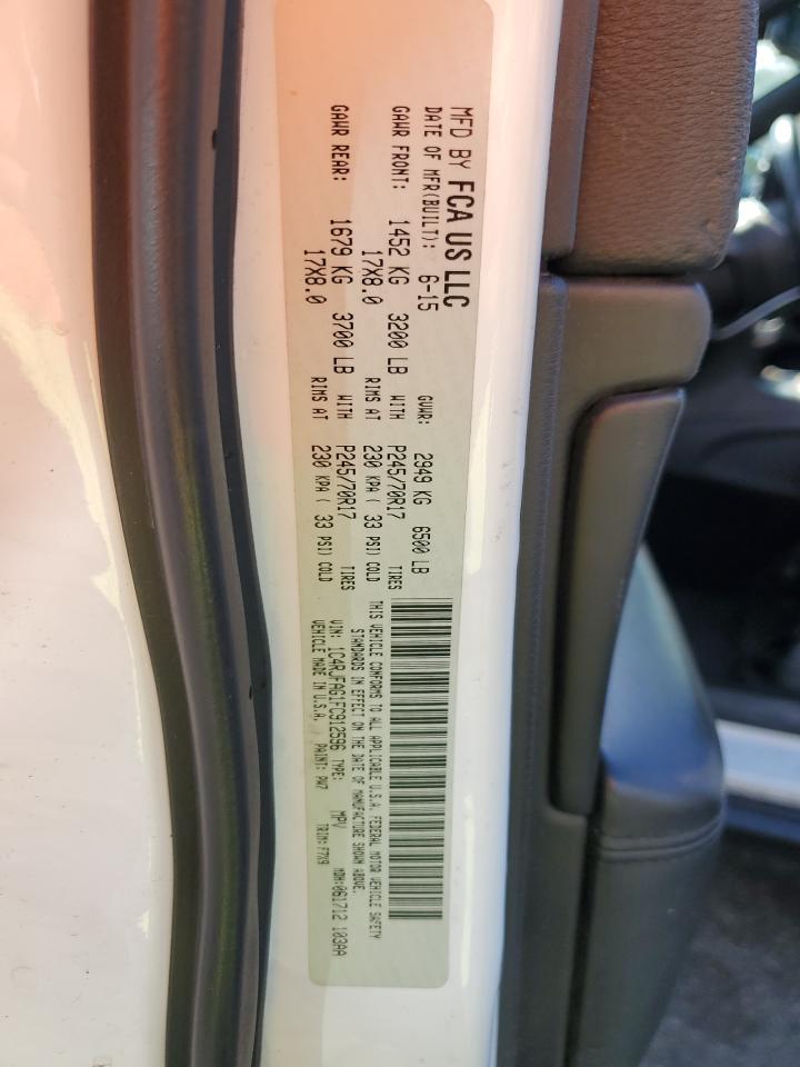 2015 Jeep Grand Cherokee Laredo VIN: 1C4RJFAG1FC912596 Lot: 70389315