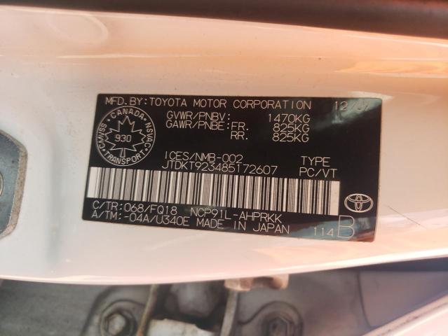 2008 TOYOTA YARIS   