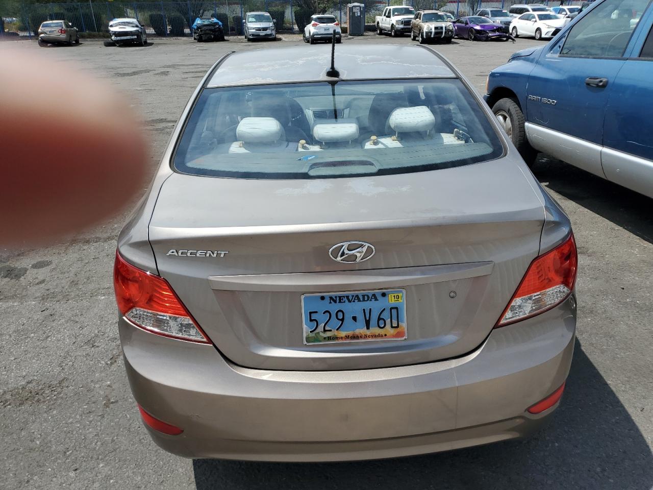 2013 Hyundai Accent Gls VIN: KMHCT4AE1DU445802 Lot: 70409055