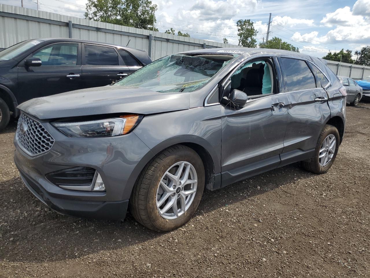 2024 Ford Edge Sel grey null gas 2FMPK4J98RBA25877 photo #1