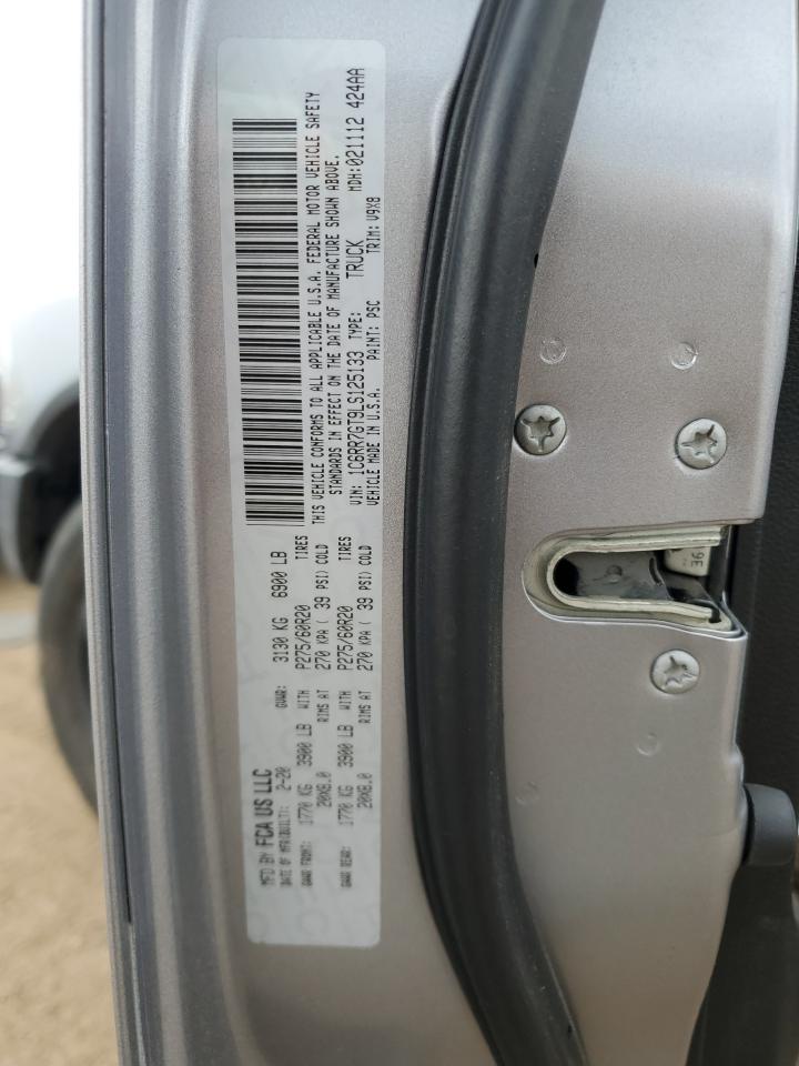 2020 Ram 1500 Classic Warlock VIN: 1C6RR7GT9LS125133 Lot: 70512255