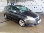 2012 VAUXHALL ZAFIRA EXCITE for sale at Copart EAST KILBRIDE