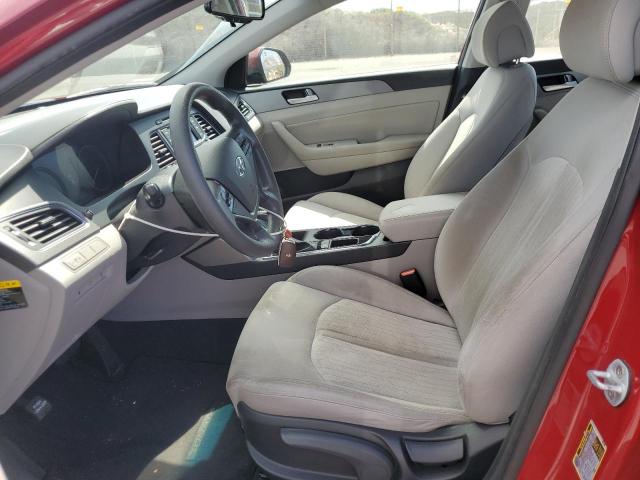  HYUNDAI SONATA 2016 Красный