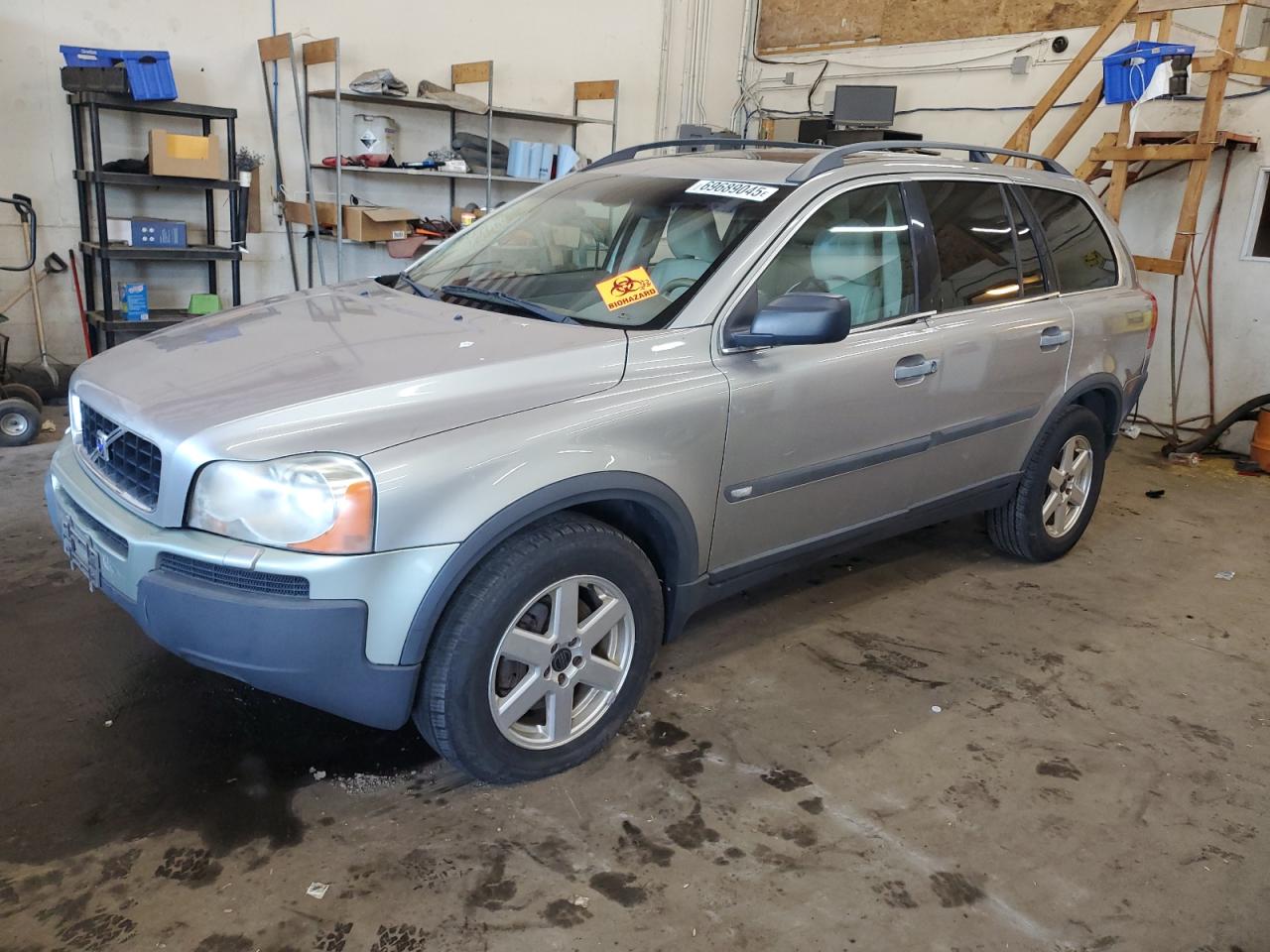 2004 Volvo Xc90 T6 grey null gas YV1CZ91H041125991 photo #1
