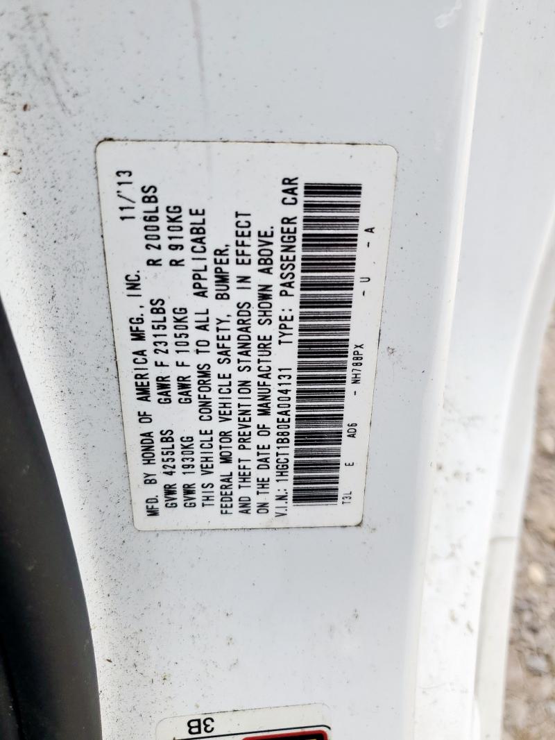 2014 HONDA ACCORD EXL  