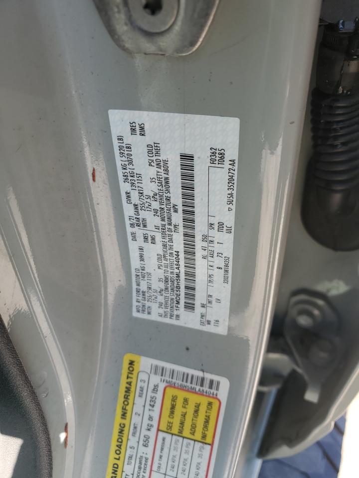 2021 Ford Bronco Base VIN: 1FMDE5BH5MLA84044 Lot: 68811505