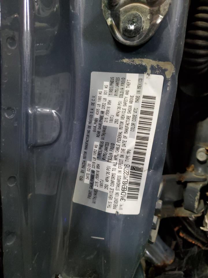 2020 Mazda Cx-30 Premium VIN: 3MVDMBEM8LM122716 Lot: 68181855