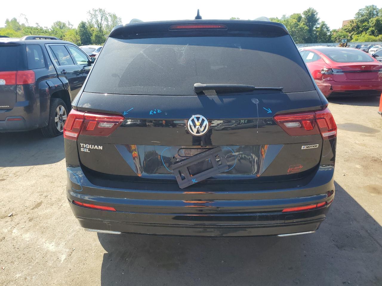 2019 Volkswagen Tiguan Se VIN: 3VV2B7AX6KM190542 Lot: 70150115