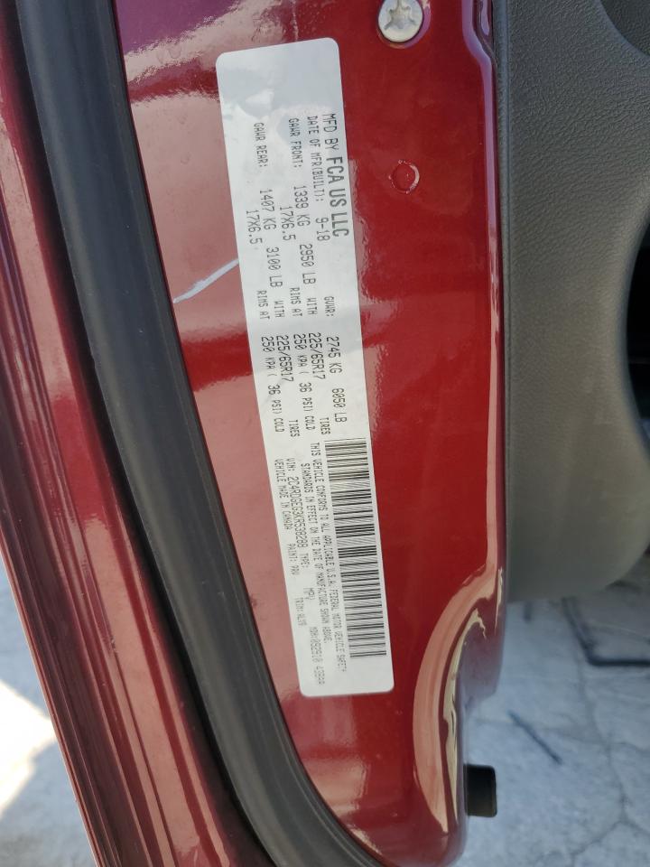 2019 Dodge Grand Caravan Gt VIN: 2C4RDGEG3KR538288 Lot: 69383815