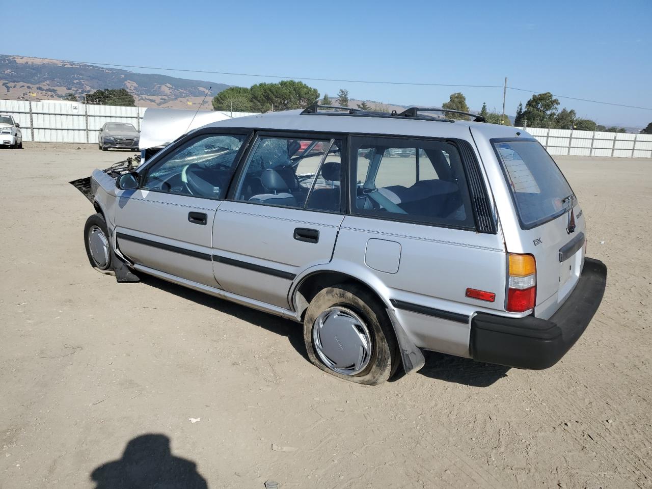 1992 Toyota Corolla Dlx grey null gas JT2AE94K8N3497318 photo #3