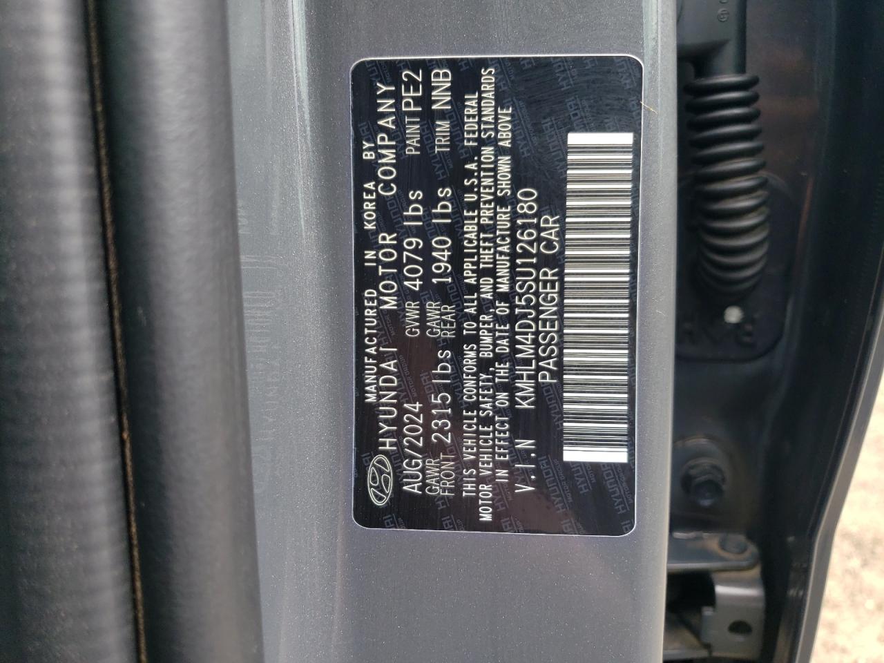 2025 Hyundai Elantra Blue VIN: KMHLM4DJ5SU126180 Lot: 71012265