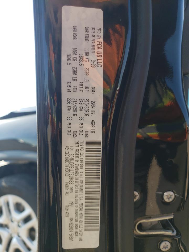 2020 Jeep Compass Sport VIN: 3C4NJDAB1LT219468 Lot: 68047175