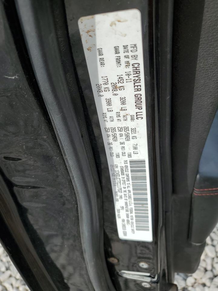 2012 Dodge Durango R/T VIN: 1C4SDJCT7CC117537 Lot: 67363815