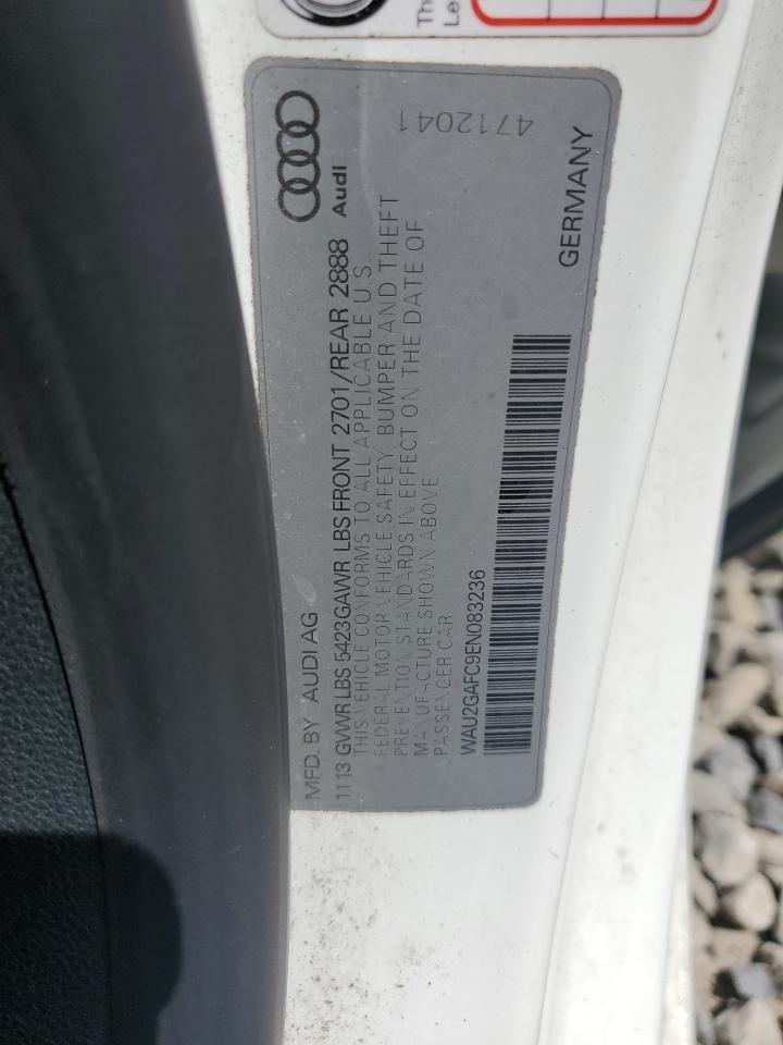 2014 Audi A7 Prestige VIN: WAU2GAFC9EN083236 Lot: 70707305