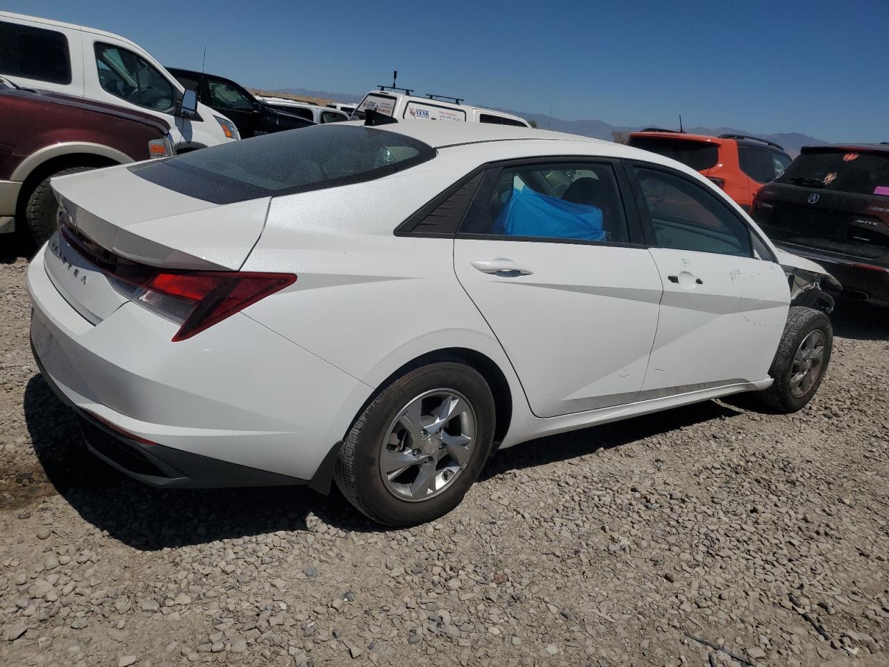 2022 Hyundai Elantra Se white null gas 5NPLL4AGXNH061678 photo #4
