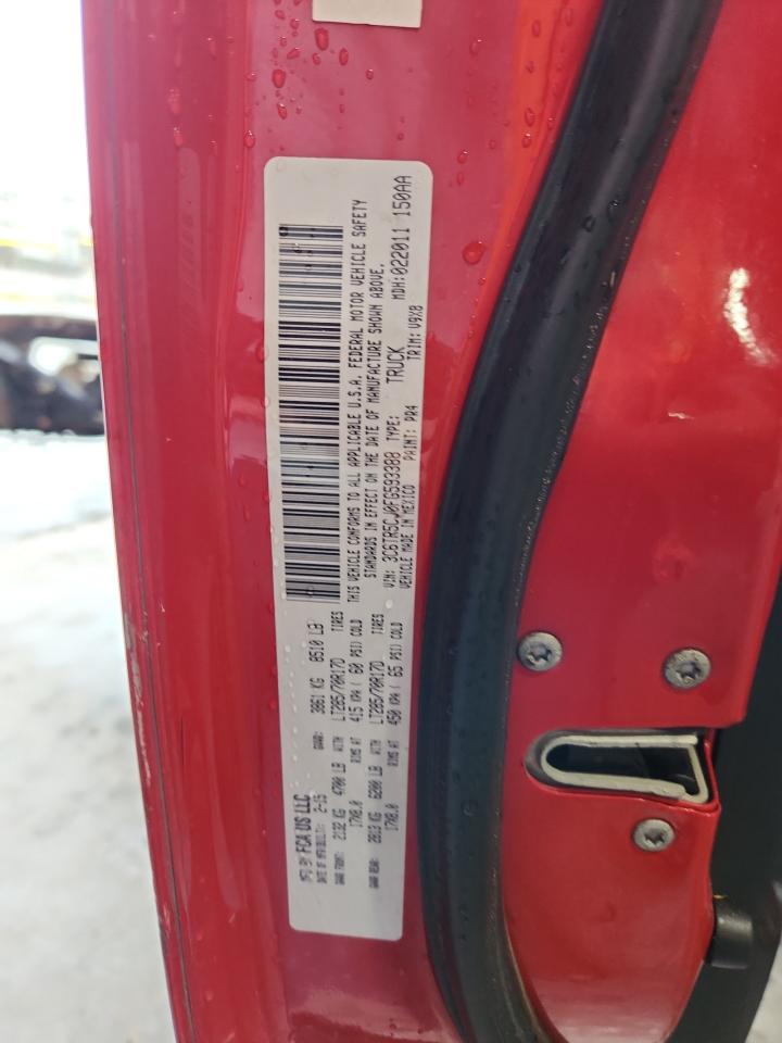 2015 Ram 2500 St VIN: 3C6TR5CJ0FG593388 Lot: 66897075