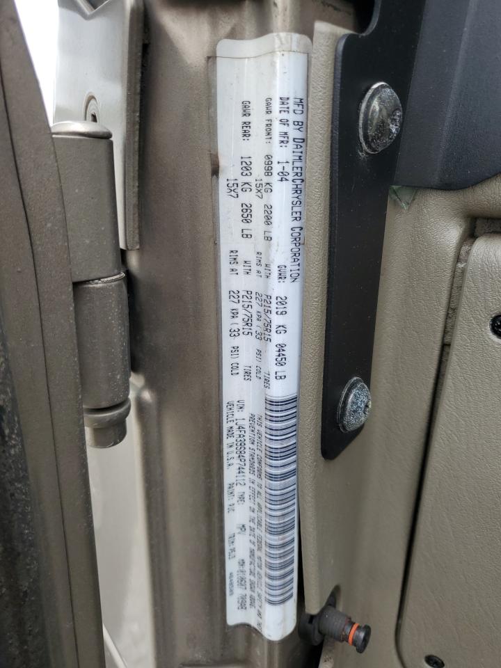 2004 Jeep Wrangler X VIN: 1J4FA39S84P744112 Lot: 67198435