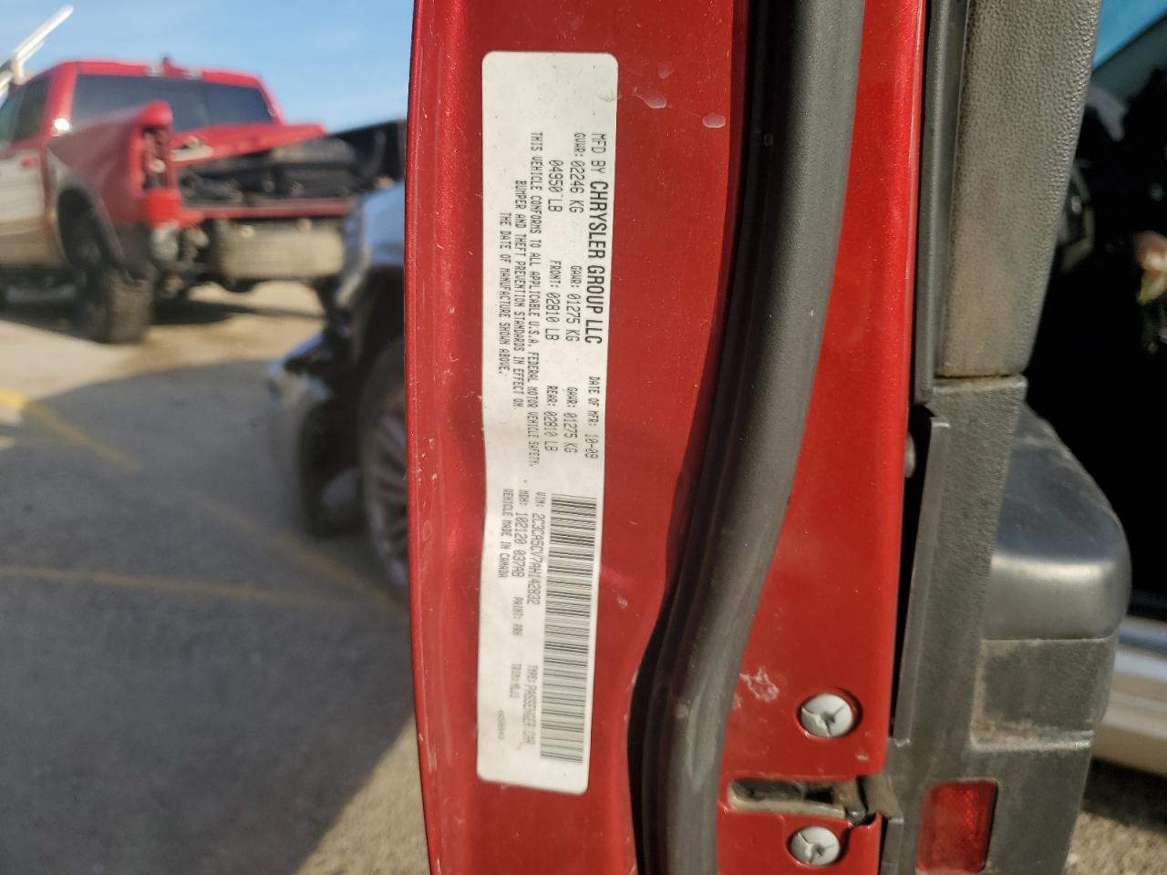 2010 Chrysler 300 Touring VIN: 2C3CA5CV0AH307054 Lot: 70200555