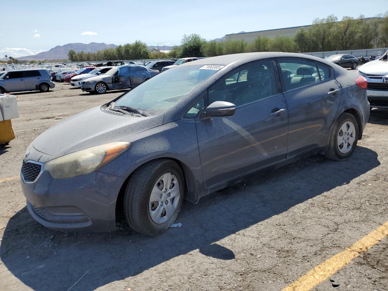 2015 Kia Forte Lx grey sedan gas KNAFX4A66F5418362 photo #1