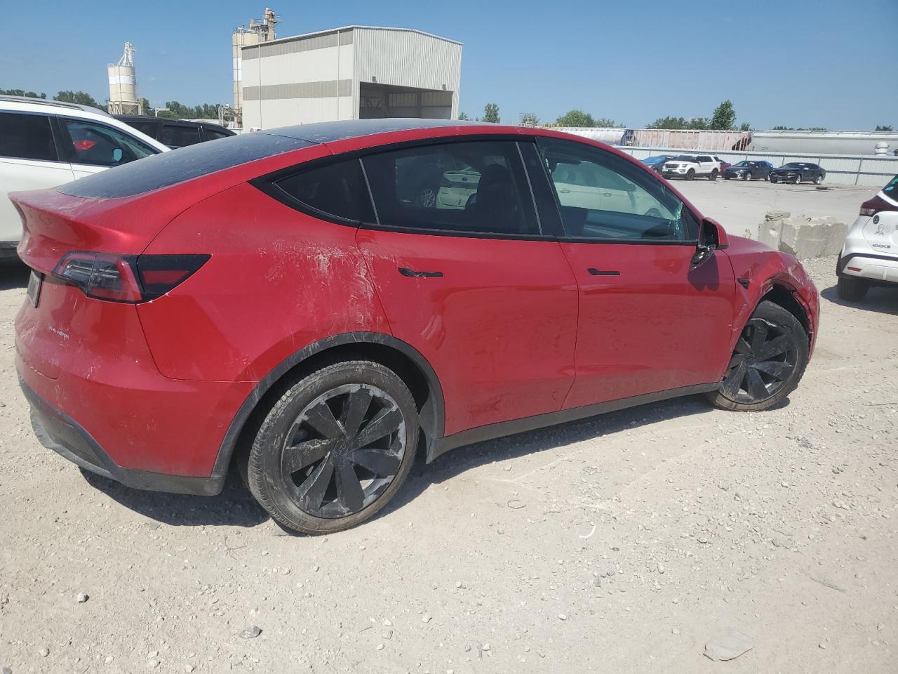 2021 Tesla Model Y red null electric 5YJYGDEEXMF259032 photo #4