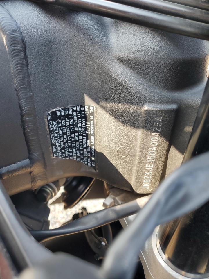 2013 Kawasaki Zx636 E VIN: JKBZXJE15DA004254 Lot: 67125055