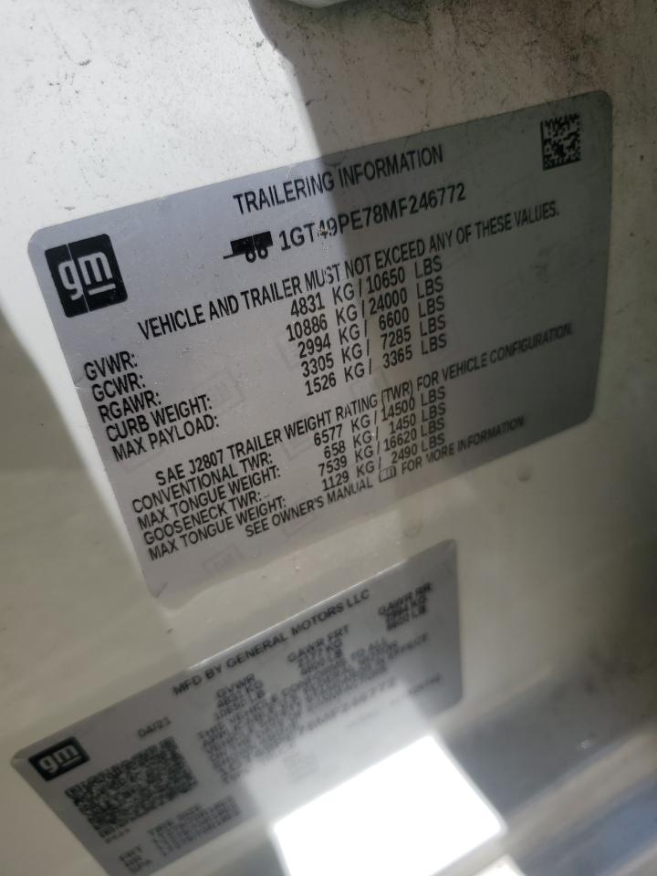 2021 GMC Sierra K2500 At4 VIN: 1GT49PE78MF246772 Lot: 69362115